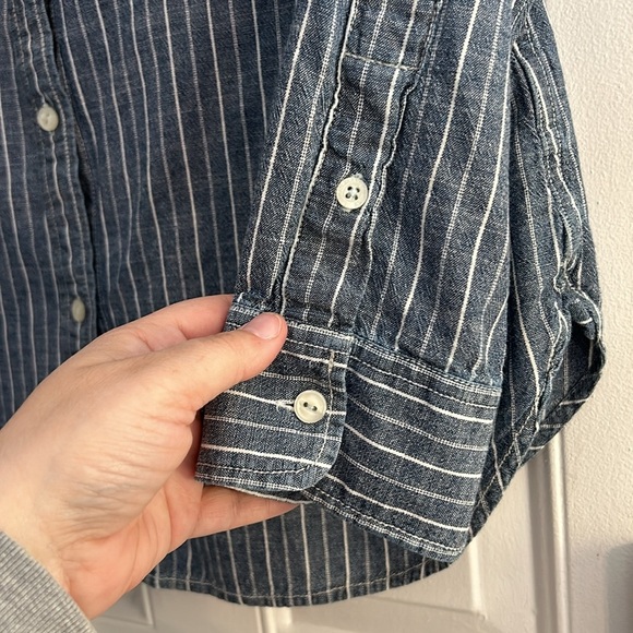 LAUREN RALPH LAUREN COTTON BUTTON DOWN SHIRT LARGE - Picture 4 of 12